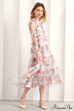 Floral Wonder Stylish Midi Dress image 15