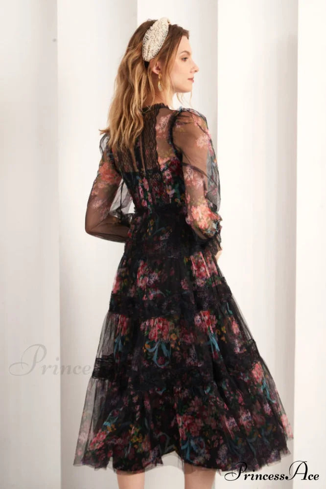 Floral Wonder Stylish Midi Dress image 7