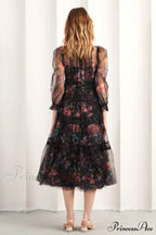 Floral Wonder Stylish Midi Dress image 8
