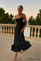 Flounce Bustier Midi Dress image 12