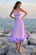 Flounce Bustier Midi Dress image 2