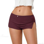 FLower Decor Slit Hem Bodycon Short image 11