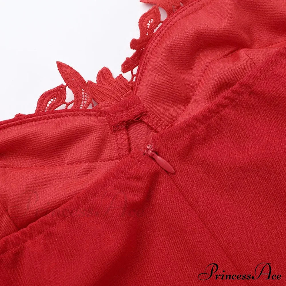 Flower Embroidery Stylish Strapless Mini Dress image 14