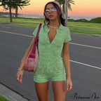 Fluffy Letter Embossed Trendy Sleeved Romper image 3