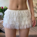 Fluffy Mesh Lace Bloomer Skirt image 7