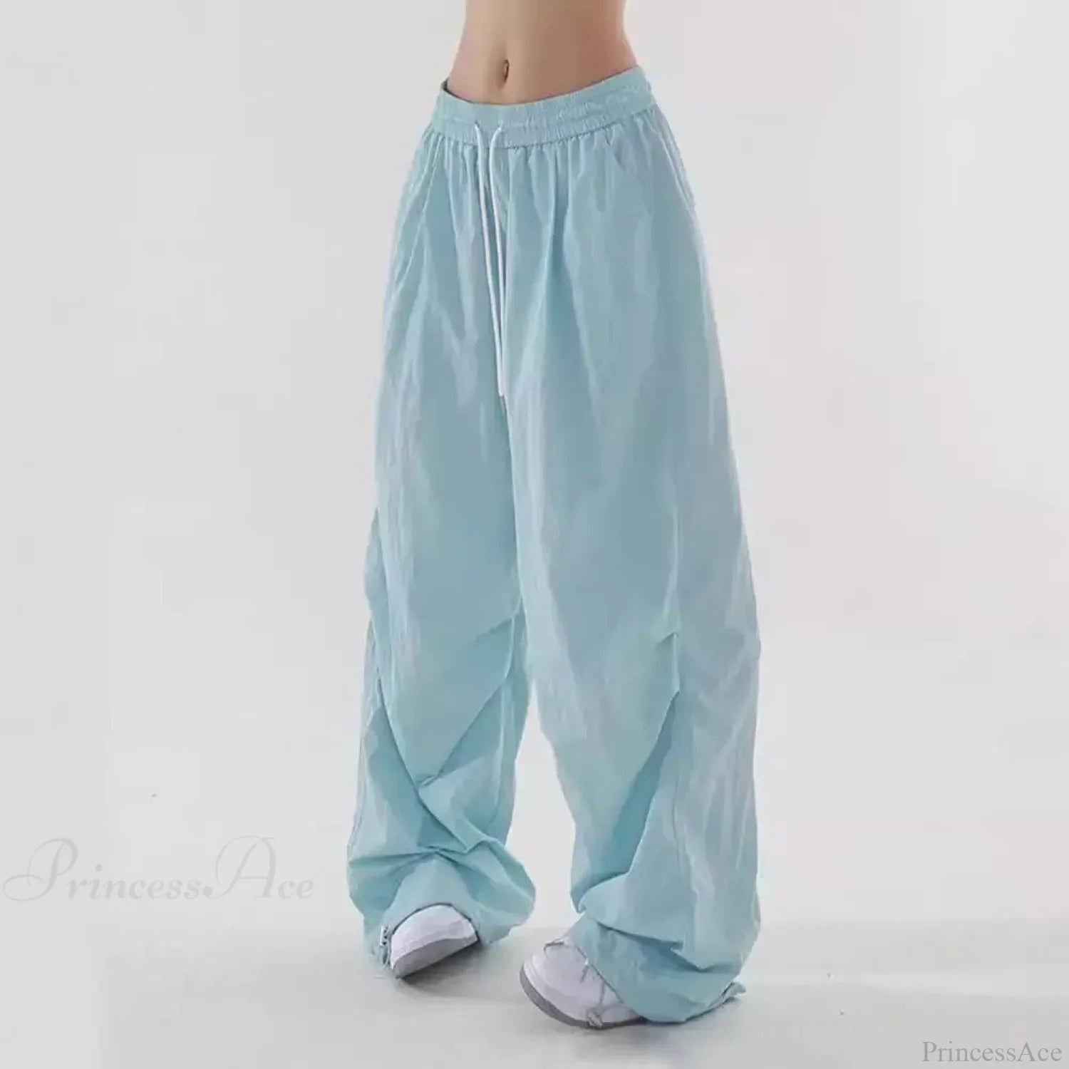 Fluorescent Drawstring Wide Leg Cargo Pant image 4
