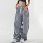 Fluorescent Drawstring Wide Leg Cargo Pant image 3