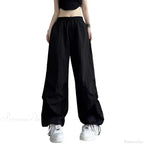 Fluorescent Drawstring Wide Leg Cargo Pant image 7