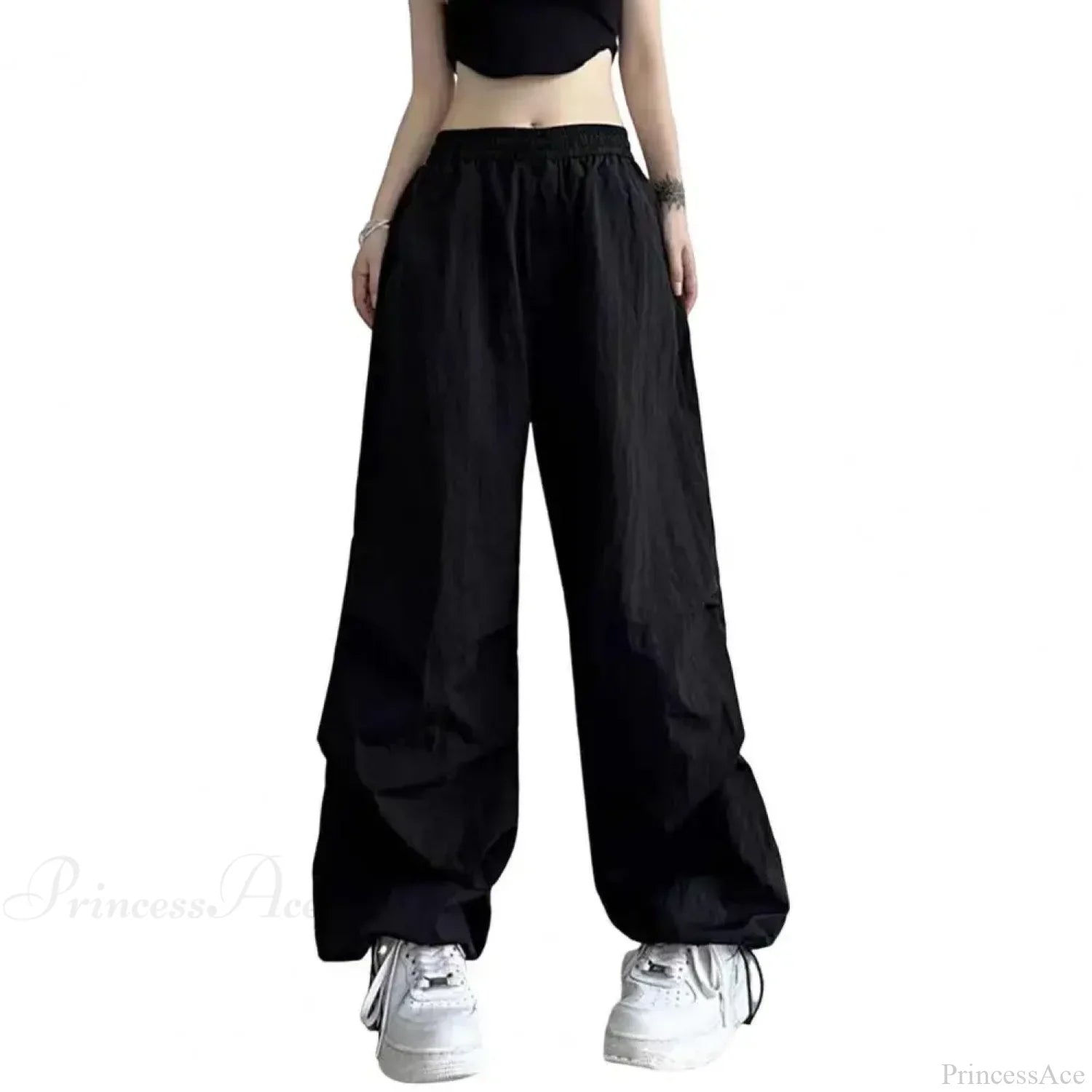 Fluorescent Drawstring Wide Leg Cargo Pant image 7