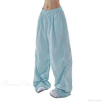 Fluorescent Drawstring Wide Leg Cargo Pant image 8