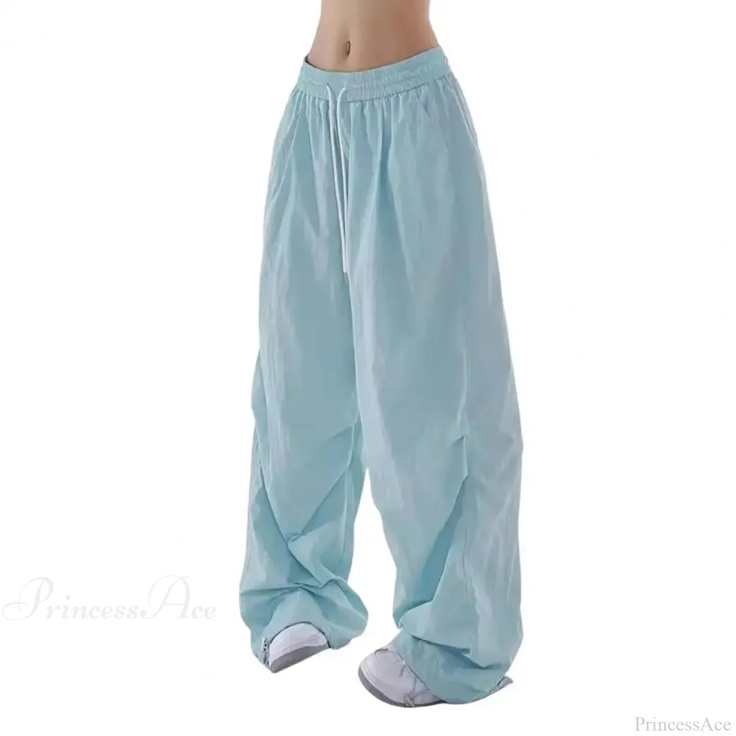 Fluorescent Drawstring Wide Leg Cargo Pant image 8