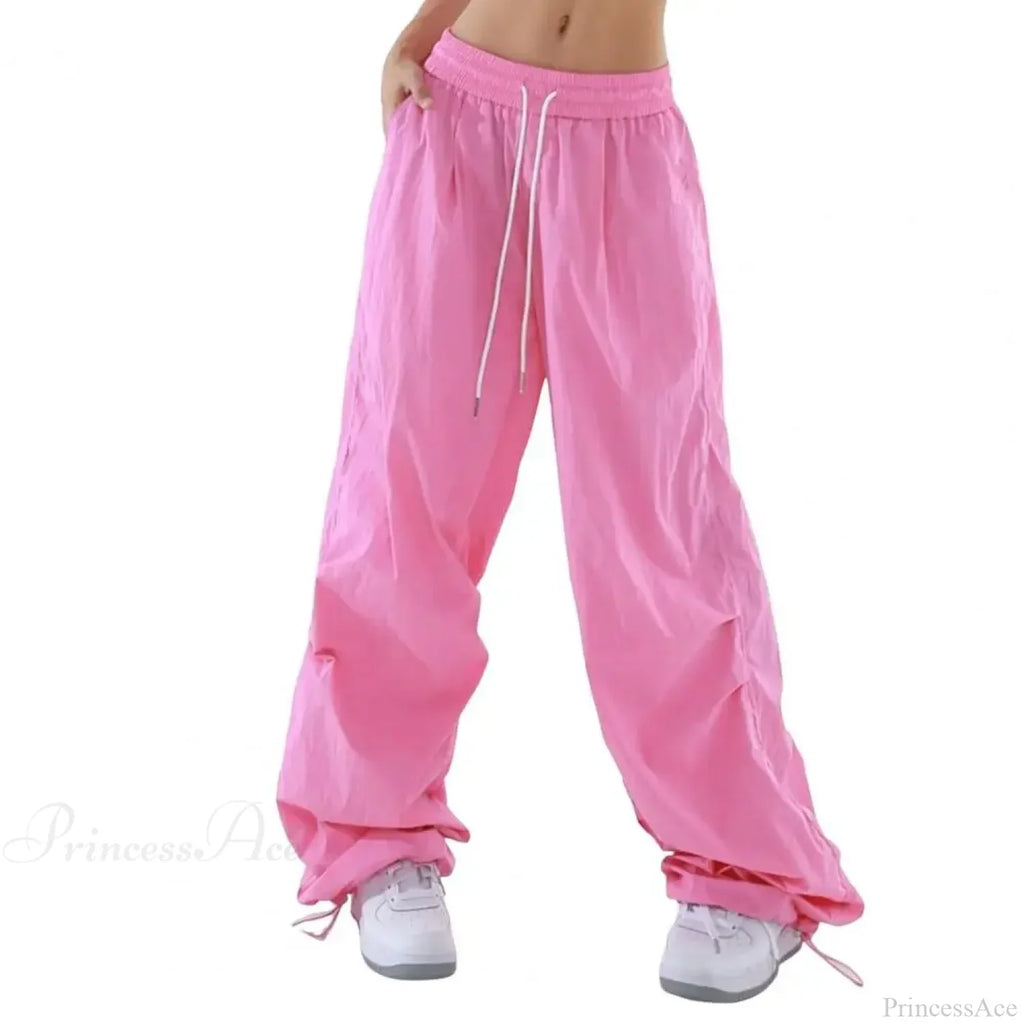 Fluorescent Drawstring Wide Leg Cargo Pant image 9