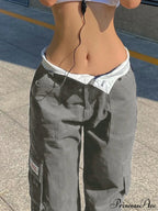 Fold Over Buckle Trendy Belt Denim Jean image 10