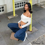 Folded Strapless Graceful Mini Dress image 2