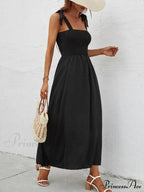 for Flowered Design Tiered Gown Smocked Women image 12