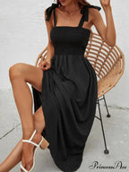 for Flowered Design Tiered Gown Smocked Women image 13