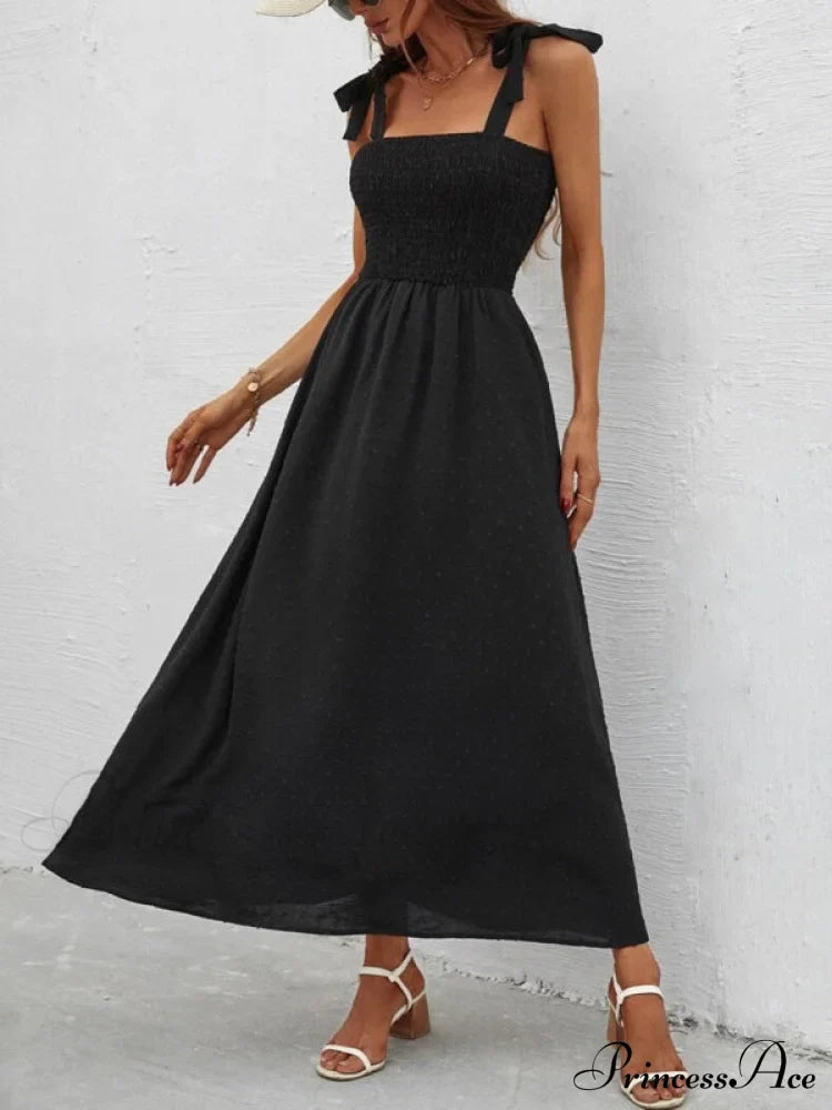 for Flowered Design Tiered Gown Smocked Women image 11
