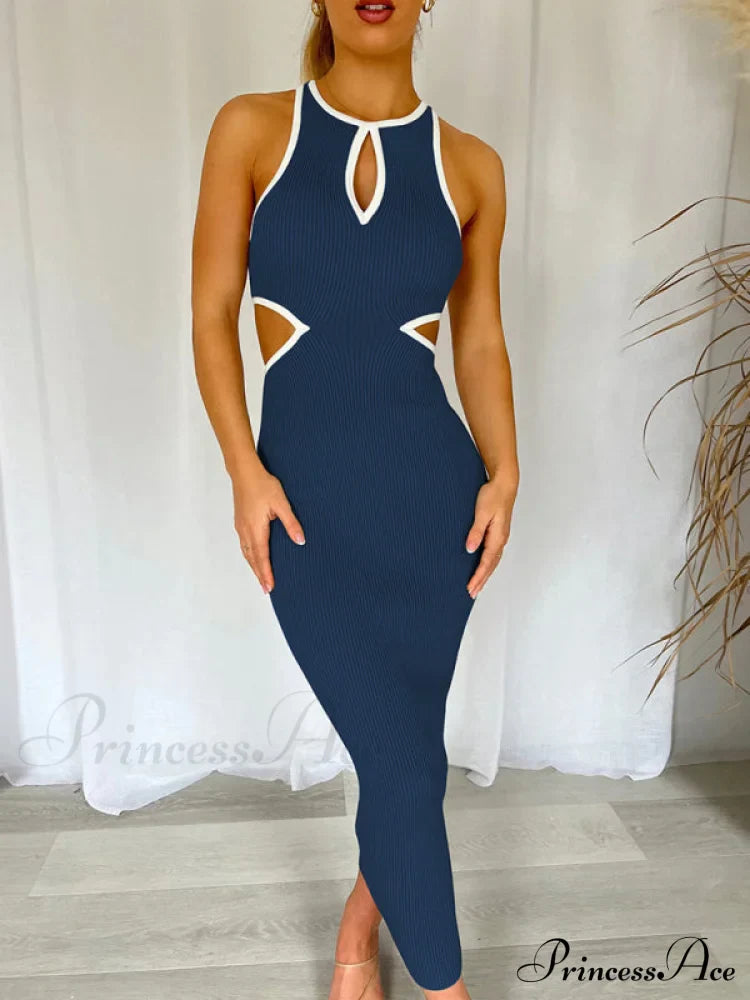 for Gown Figure-hugging Cutouts Midi Women image 20