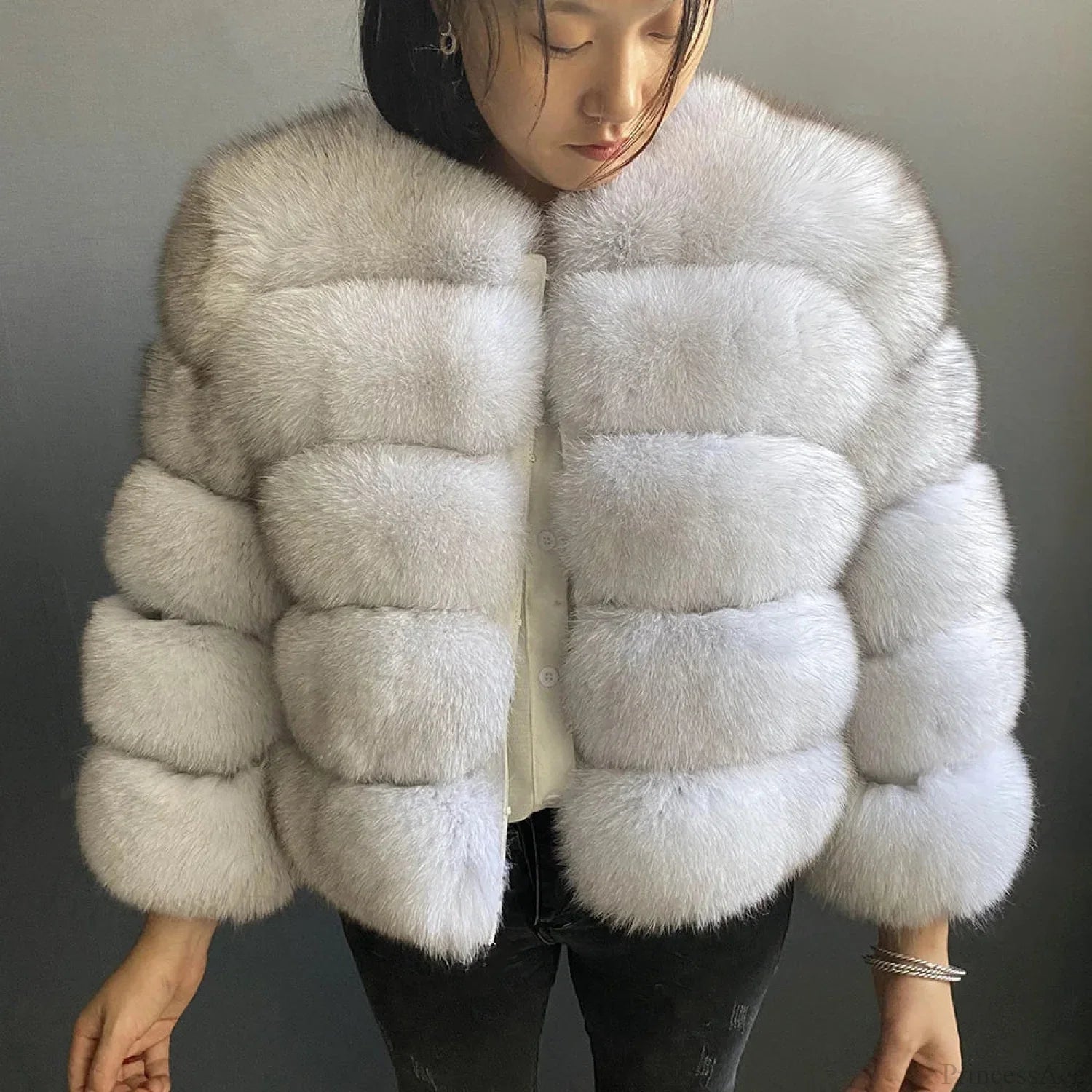 Fox Fur Winter Cold Weather Coat image 16