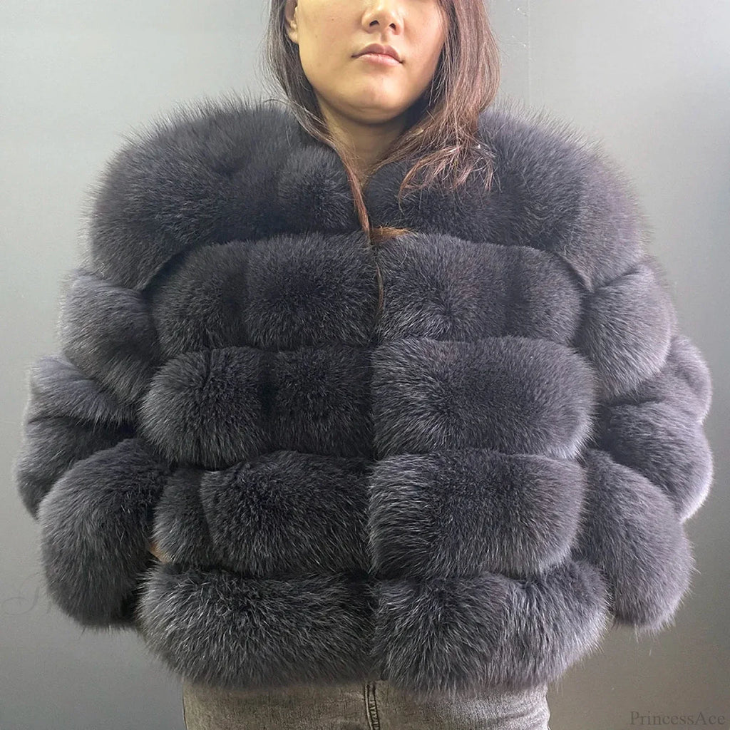 Fox Fur Winter Cold Weather Coat image 13