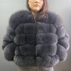 Fox Fur Winter Cold Weather Coat image 13