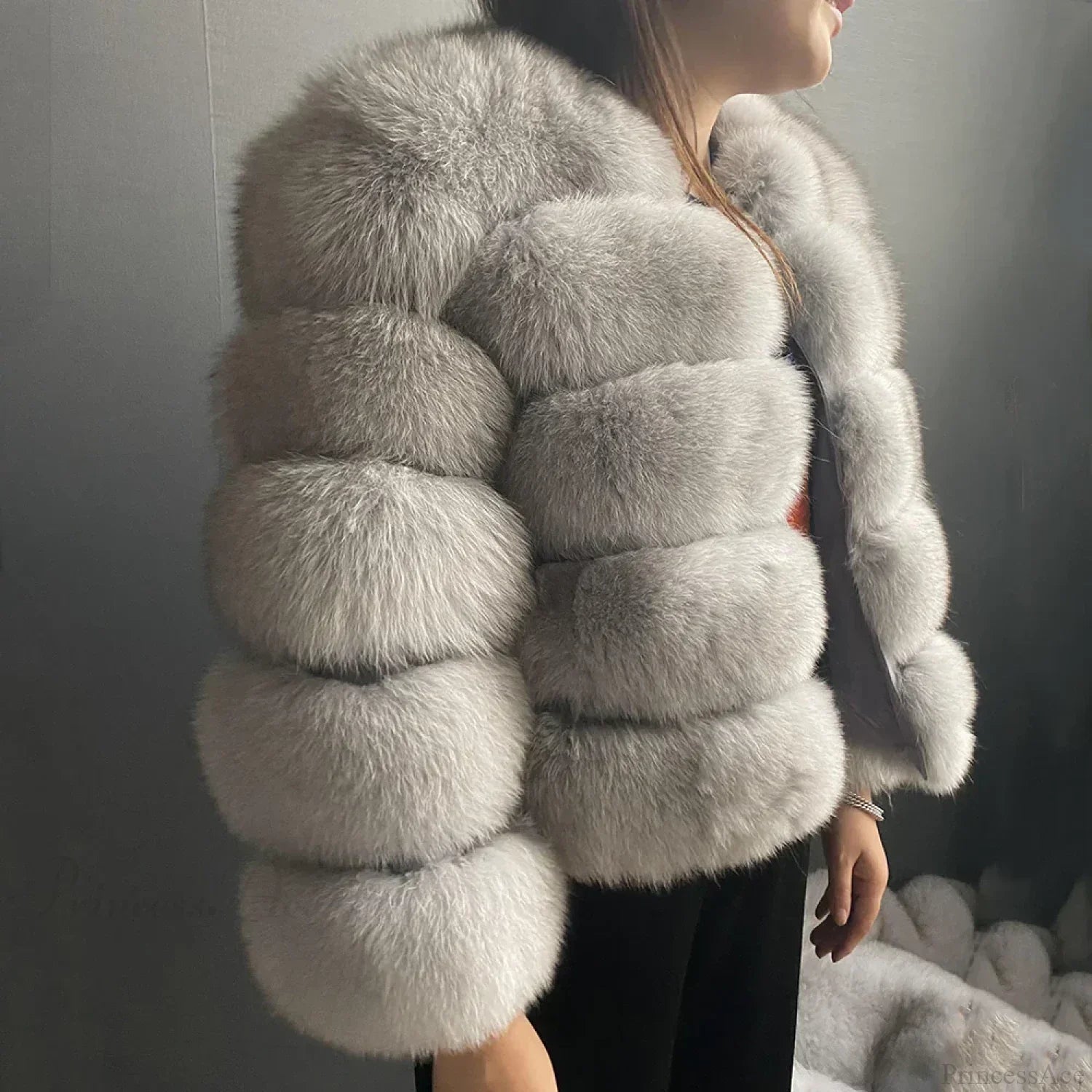 Fox Fur Winter Cold Weather Coat image 11