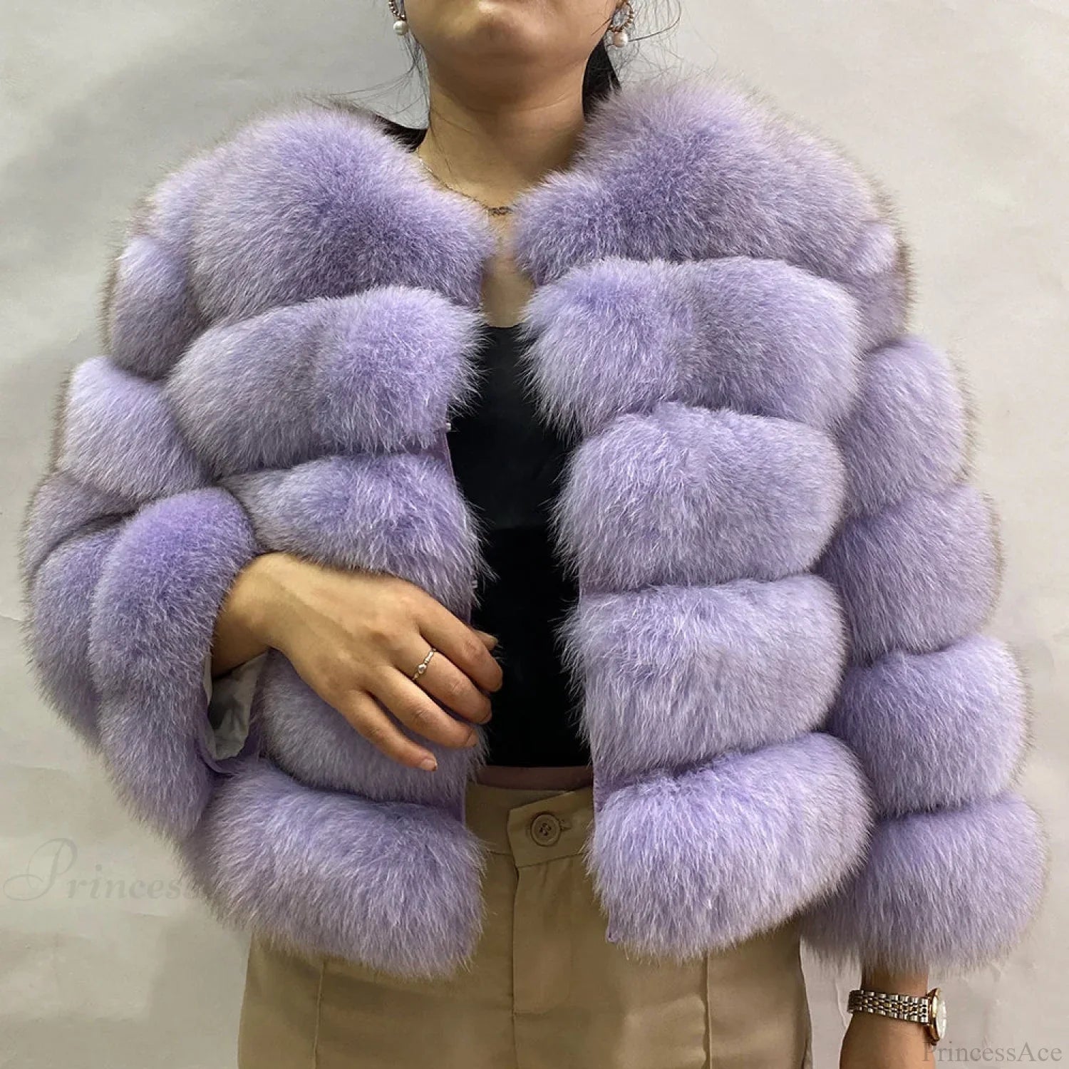 Fox Fur Winter Cold Weather Coat image 14