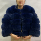 Fox Fur Winter Cold Weather Coat image 9