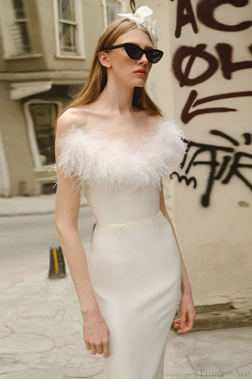 Frayed Edge V-Neck Strapless Fitted Maxi Party Dress image 4