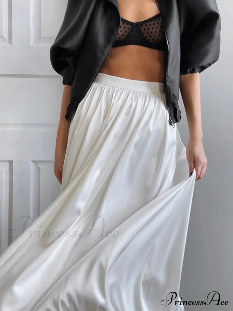 French High Waist Charming A-Line Skirt Skirt image 3