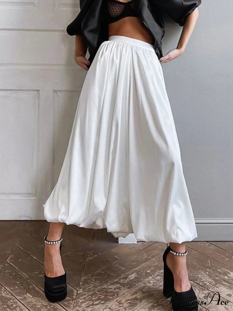 French High Waist Charming A-Line Skirt Skirt image 2