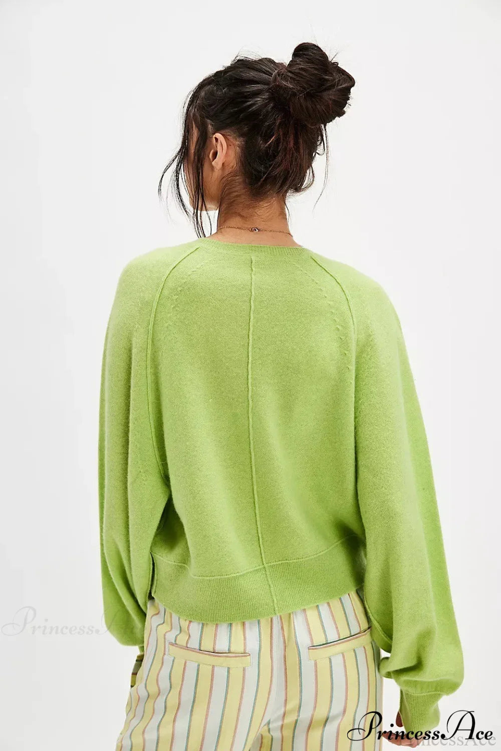 French Vintage Loose Long-Sleeve Knit Top image 14