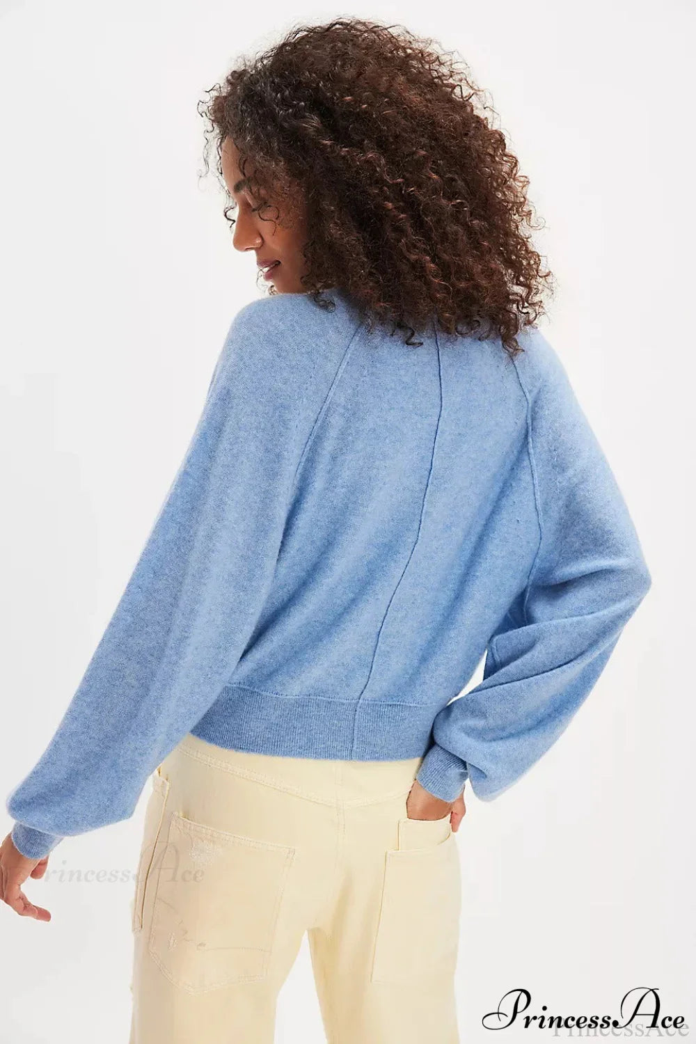 French Vintage Loose Long-Sleeve Knit Top image 10