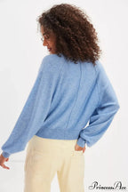 French Vintage Loose Long-Sleeve Knit Top image 10