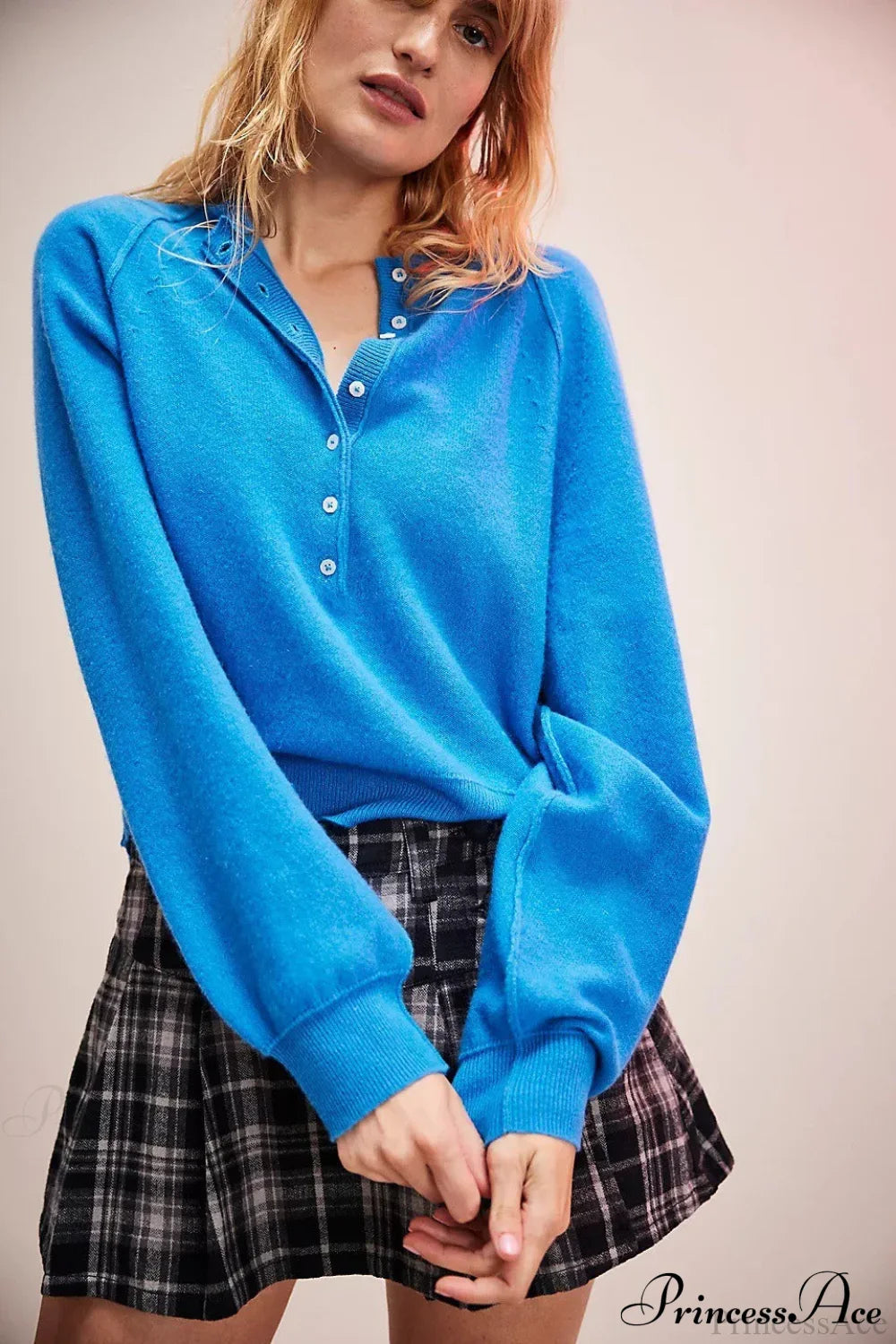 French Vintage Loose Long-Sleeve Knit Top image 21