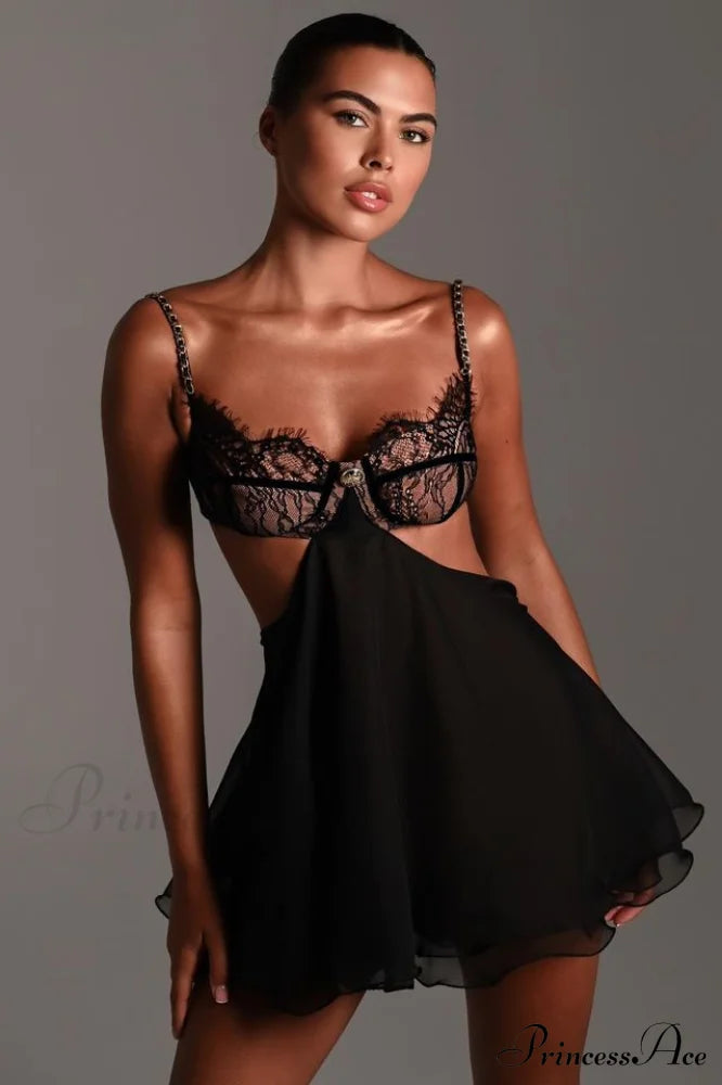 Frenchie Elegant Mini Dress image 1