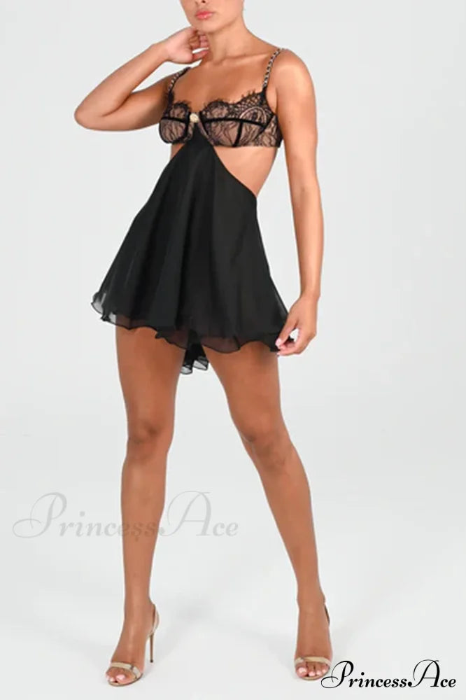 Frenchie Elegant Mini Dress image 8
