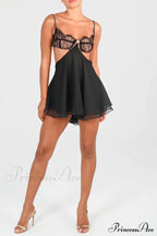 Frenchie Elegant Mini Dress image 7
