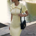 Frill Collar Short Charming Sleeve Mini Dress image 10