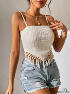 Fringe Trim Cami Top image 6