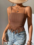 Fringe Trim Cami Top image 9
