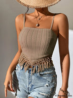 Fringe Trim Cami Top image 10