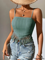 Fringe Trim Cami Top image 8