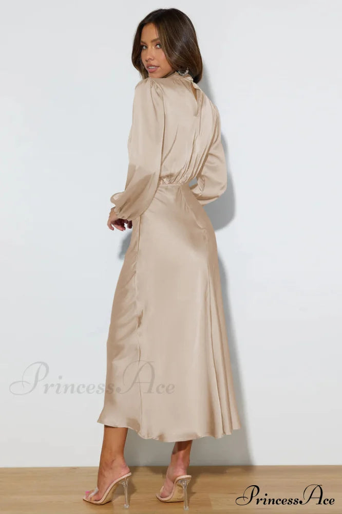 From The Source Charming High Neck Bridal Dress image 18