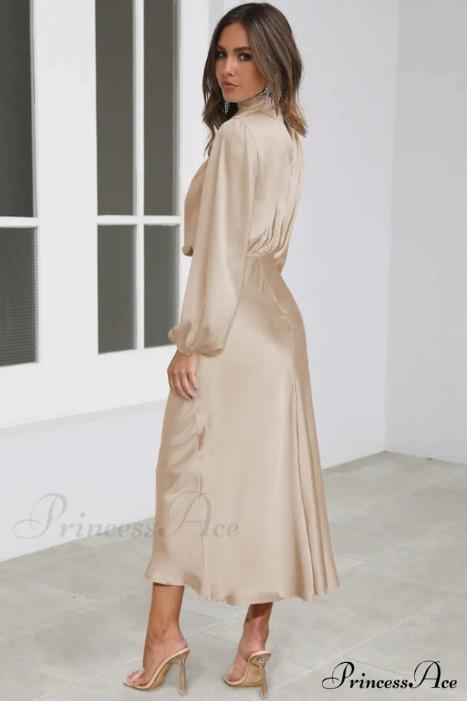 From The Source Charming High Neck Bridal Dress image 21
