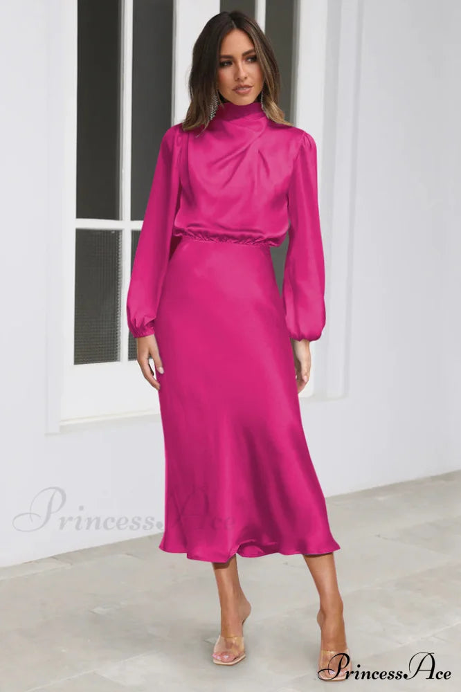 From The Source Charming High Neck Bridal Dress image 15