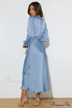 From The Source Charming High Neck Bridal Dress image 25