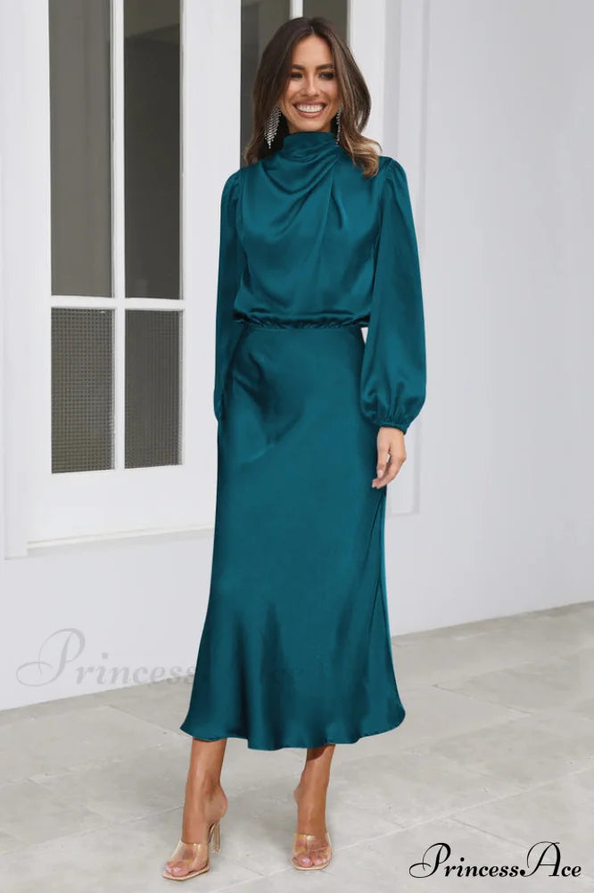 From The Source Charming High Neck Bridal Dress image 11