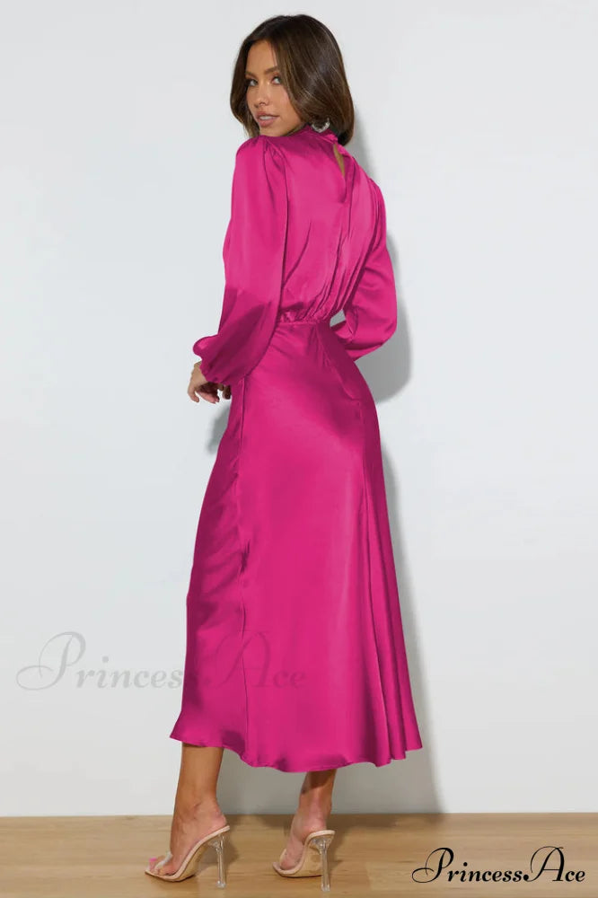 From The Source Charming High Neck Bridal Dress image 13
