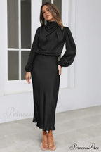 From The Source Charming High Neck Bridal Dress image 27